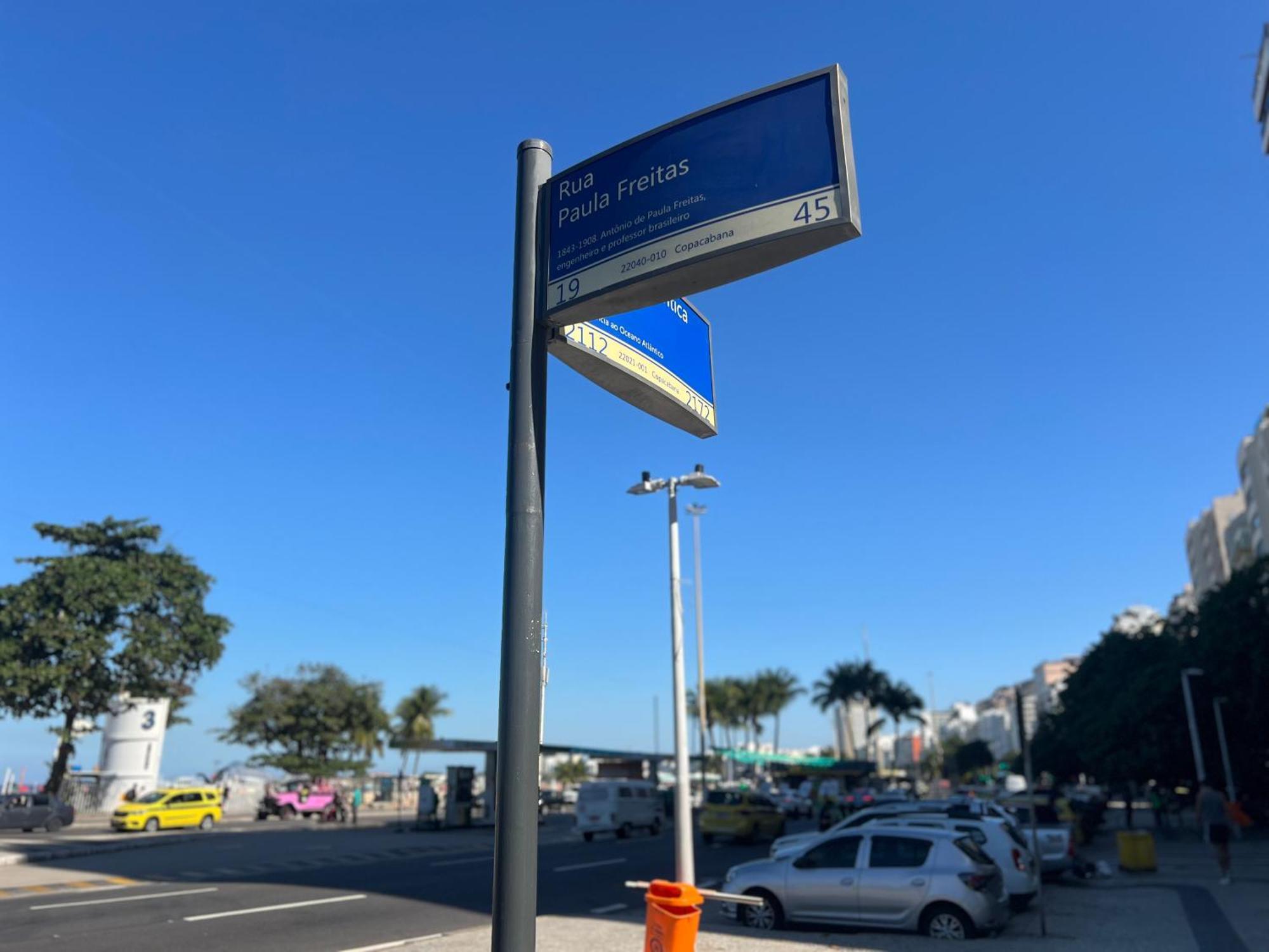 Beira-mar Copacabana Posto 3, Passos Da *